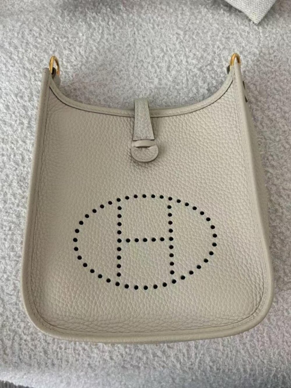 Hermès Clemence Evelyne TPM 16 Beton GHW Stamp B (2023)